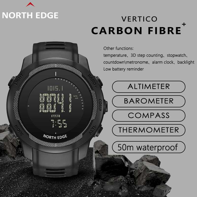 Outdoor Adventure Brand - Zegarek sportowy NORTH EDGE VERTICO z