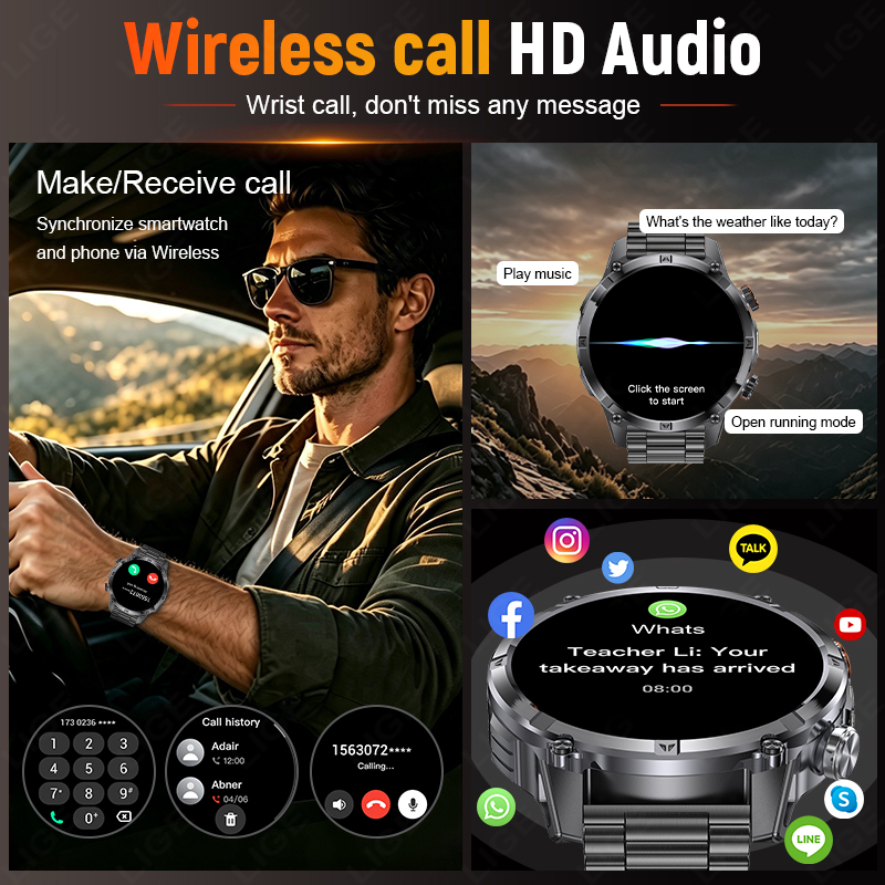 LIGE Nowy Zegarek Smartwatch O – Outdoor Adventure Reservations recenzja i cena