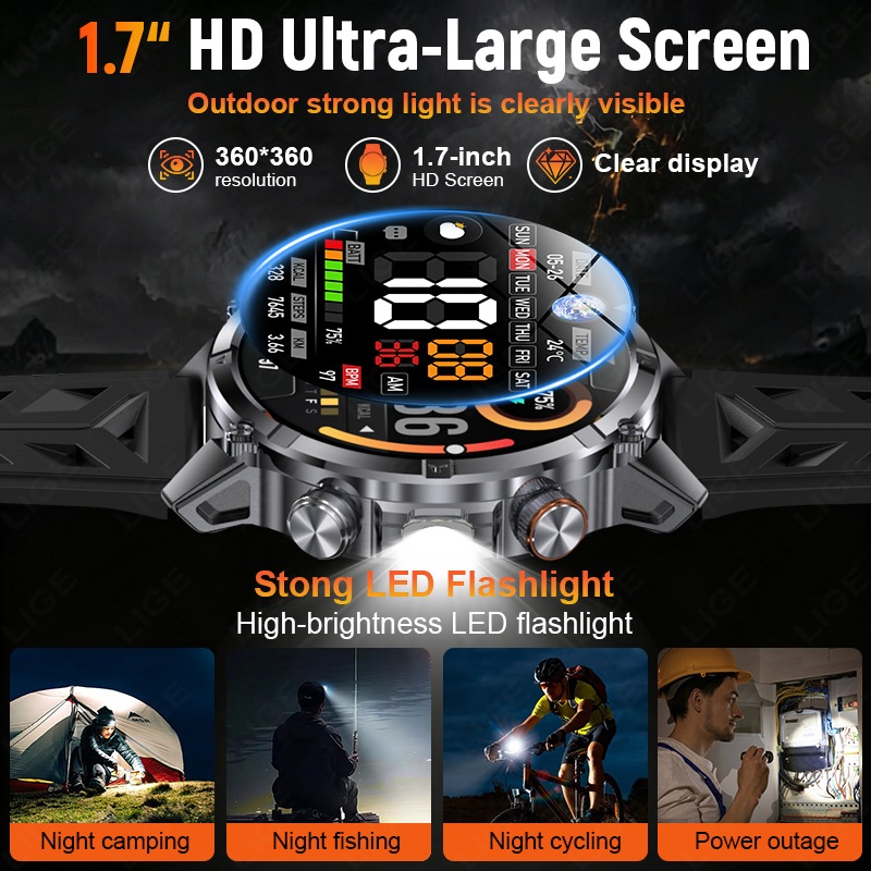 LIGE Nowy Zegarek Smartwatch O – Outdoor Adventure Reservations recenzja i cena