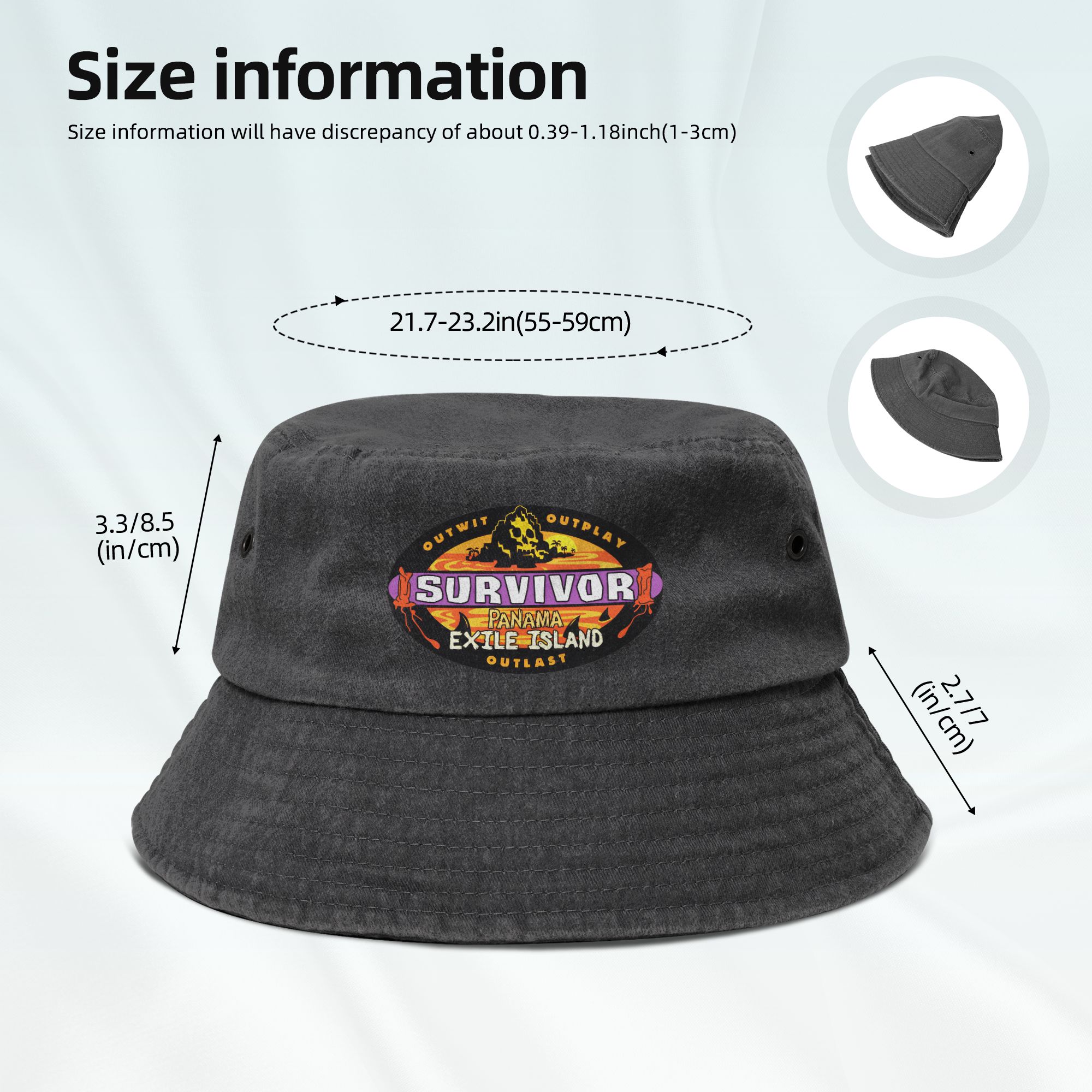 Kapelusz typu bucket hat z mot – Outdoor Adventure Uva recenzja i cena